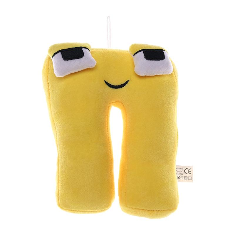 Плюшевая игрушка-подушка в виде русской буквы из Alphabet Lore для детей, мягкая и приятная на ощупь кукла-мягкая игрушка