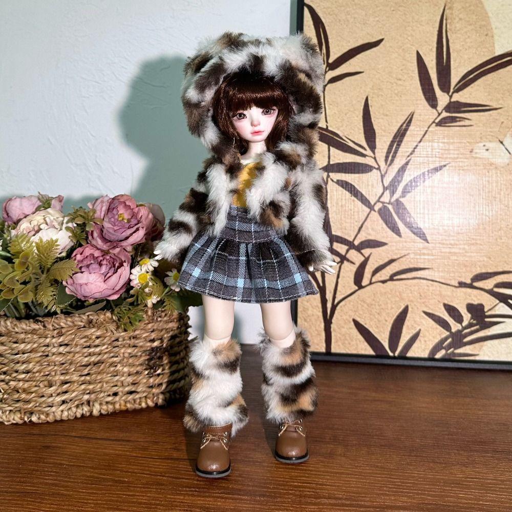 Модная кукольная одежда 30 см Свитер Пальто Набор одежды для кук BJD 1/6 Модный Красивый Осенне-Зимний Стиль Повседневное Платье для Кук