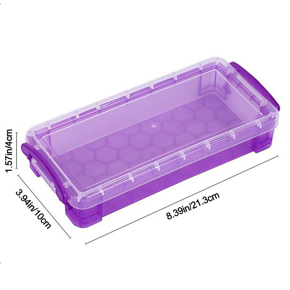 Пенал большой вместимости Пластиковый пенал Новый пенал для карандашей
