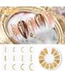 Nail Art Jewelry Star Moon Rivet Metal Ring Diy Nail Art Decoration Sticker Small Round Box Nail Sticker