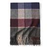 Women Scarf 100% Wool MODERN NEW SAGA Knitted Wool Scarves Plaid Shawl Autumn Winter Thick Warm Female Knit Scarf