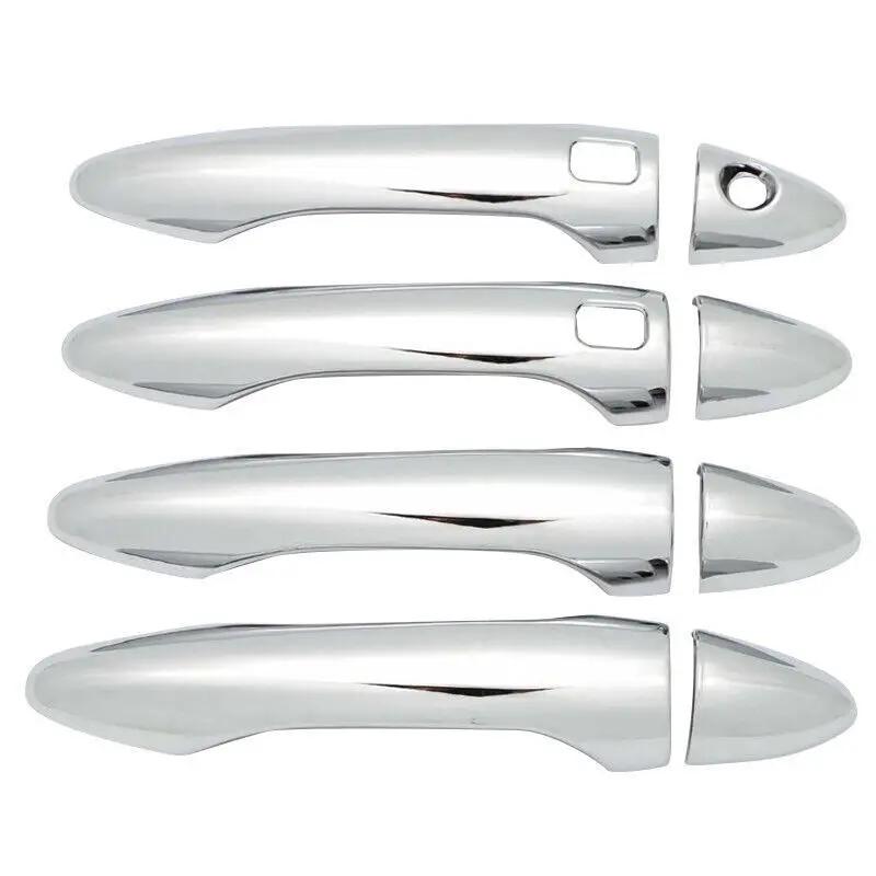 For Kia Cerato Forte K3 2013-2017 Car Carbon Fiber Style Exterior Door Handle Moulding Cover Trim Sticker Decor Auto Accessories