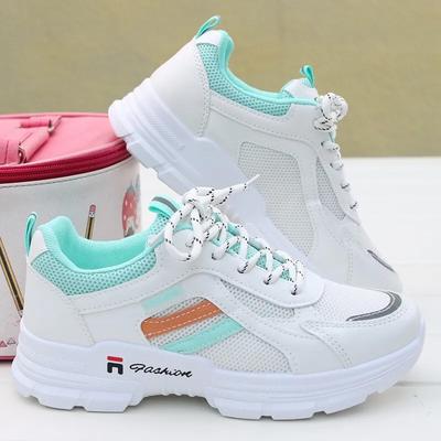 Женская дышащая сетчатая студенческая спортивная обувь Универсальная повседневная обувь