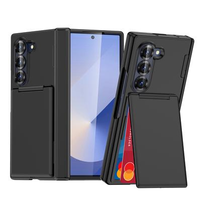 Чехол-подставка с карманом для карт для мобильного телефона для Samsung Galaxy Z Fold7 5G Fold 7 Fold6 Zfold7 Fold 6 Защитный чехол