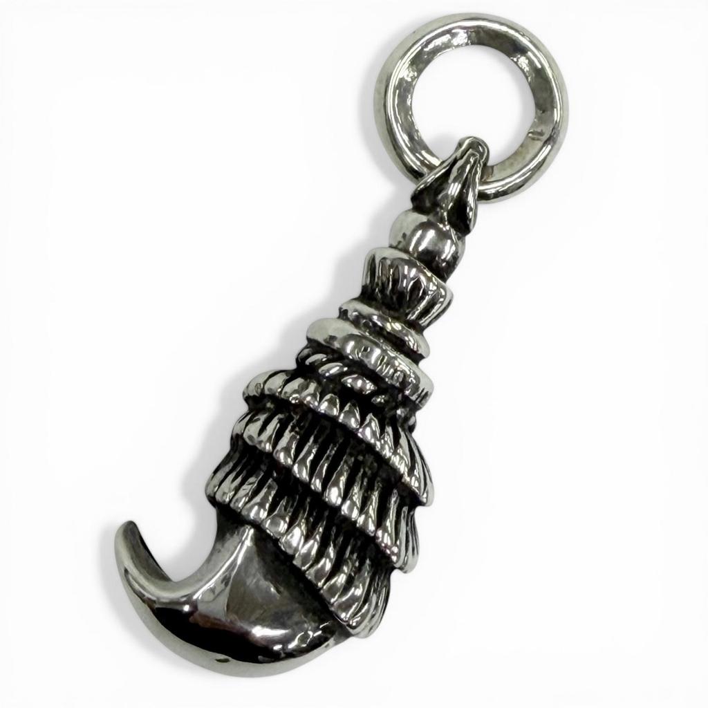 Excellent CHROME HEARTS Pendant top CROW Old Necklace Pendant Silver 925 mens Used