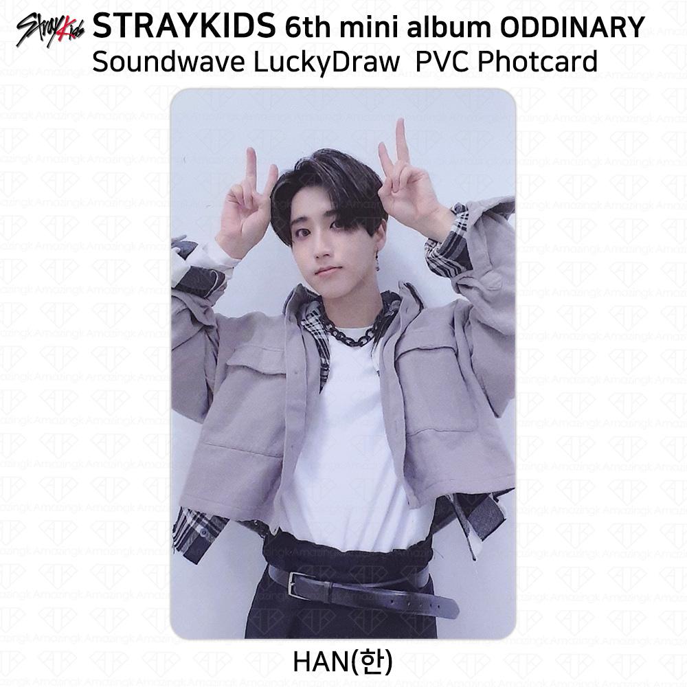 Stray Kids Шестой мини-альбом Oddinary SoundWave Lucky Draw Фотокарточка Polaroid KPOP