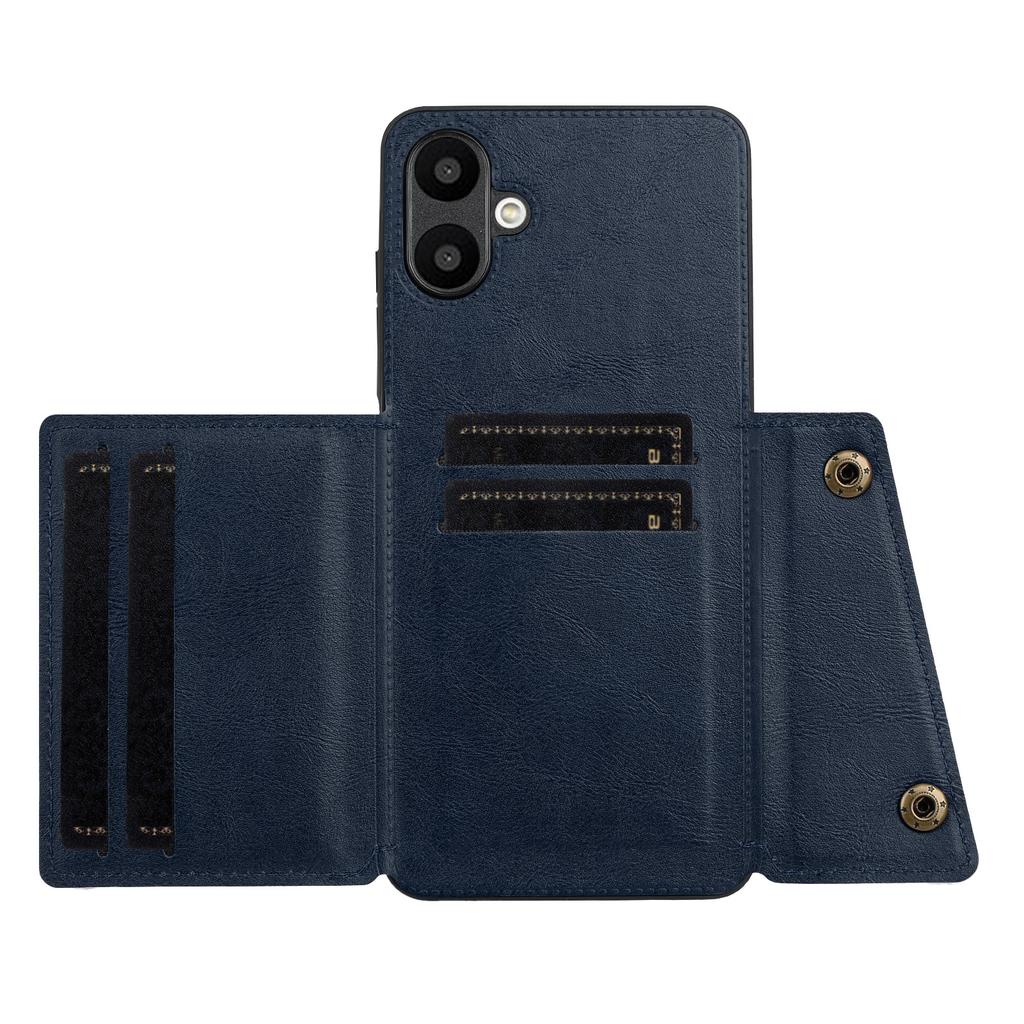 For Samsung Galaxy A06 4G Case Card Slots Kickstand Leather+TPU Phone Cover