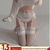 Bright Love Sexy Lingerie Lace Trim Thigh-High Suspender Pantyhose