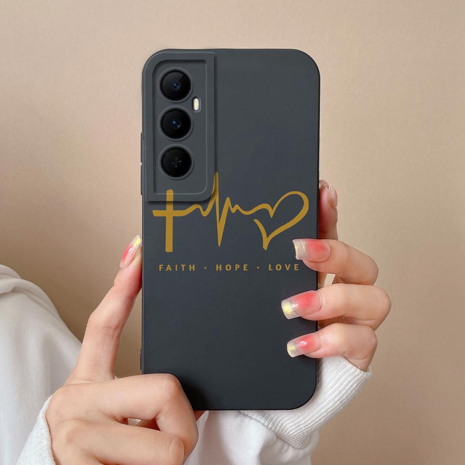 For Realme C65 4G Phone Case Butterfly Cat Ultra Thin Liquid Silicone Camera Protection Back Cover For Realme C 65 Funda Carcasa