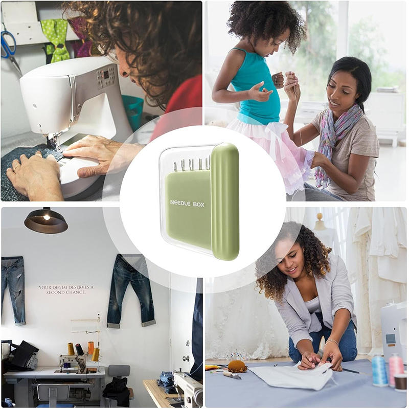 Morandi Color Simple Магнитная игольница Портативная бытовая нержавеющая сталь для хранения игл для вышивки Чехол для игл с защитой от потери