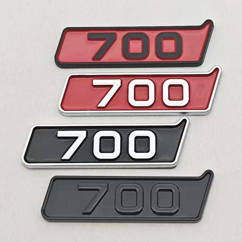 3D ABS Car Fender Side Accessories Logo 700 Sticker Badge Sticker Decals For Mercedes Benz AMG BITURBO 700 BRABUS Auto Styling