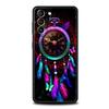 Cute Mandala Dreamcatcher Phone Case For Samsung Galaxy S26 Ultra S25 Plus S24 FE S23 S22 5G S21 S20 Cover Black Soft
