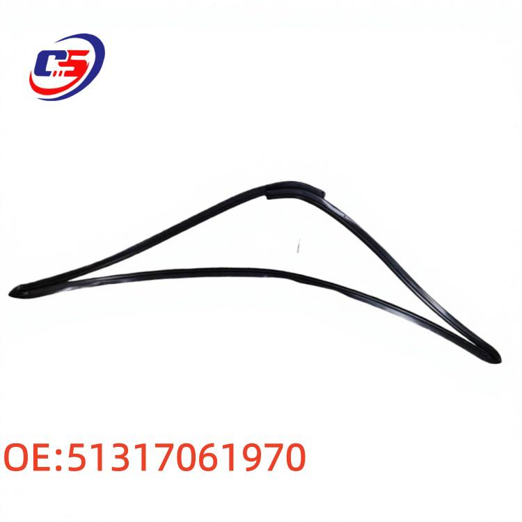 BMW E60 Rear Windshield Rubber Seal - Part 51317061970