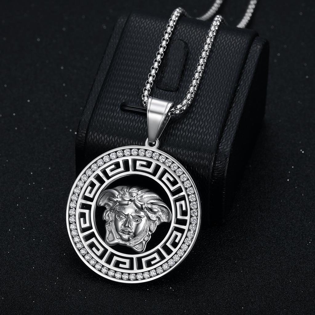Jewelry Gold Plated with Zircon Vintage Fashion Men's and Women's Necklace Pendant Jewelry
