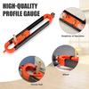 Precise Contour Scribe Tool with Pencils Compact Portable Easy To Use Contour Measuring Tool with Adjustable Lock for Woodworking