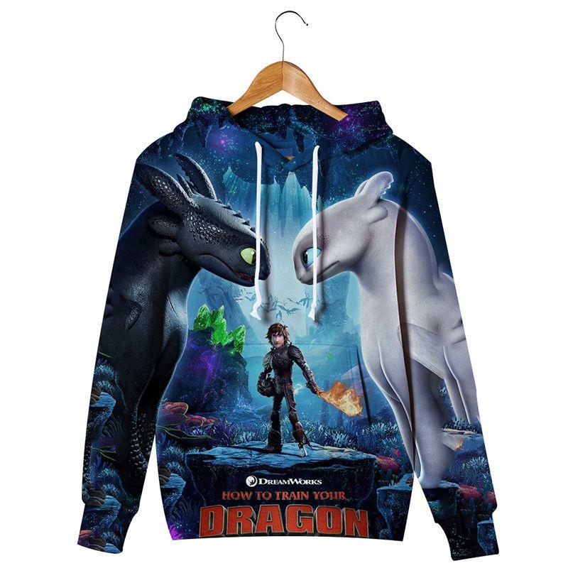 How To Train Your Dragon Men Women 3d Print Casual T Shirt With High Definition Graphics