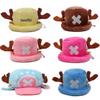 Warm Winter Plush Hat for Girls - Cute Cartoon Design, Perfect Gift for Autumn & Winter