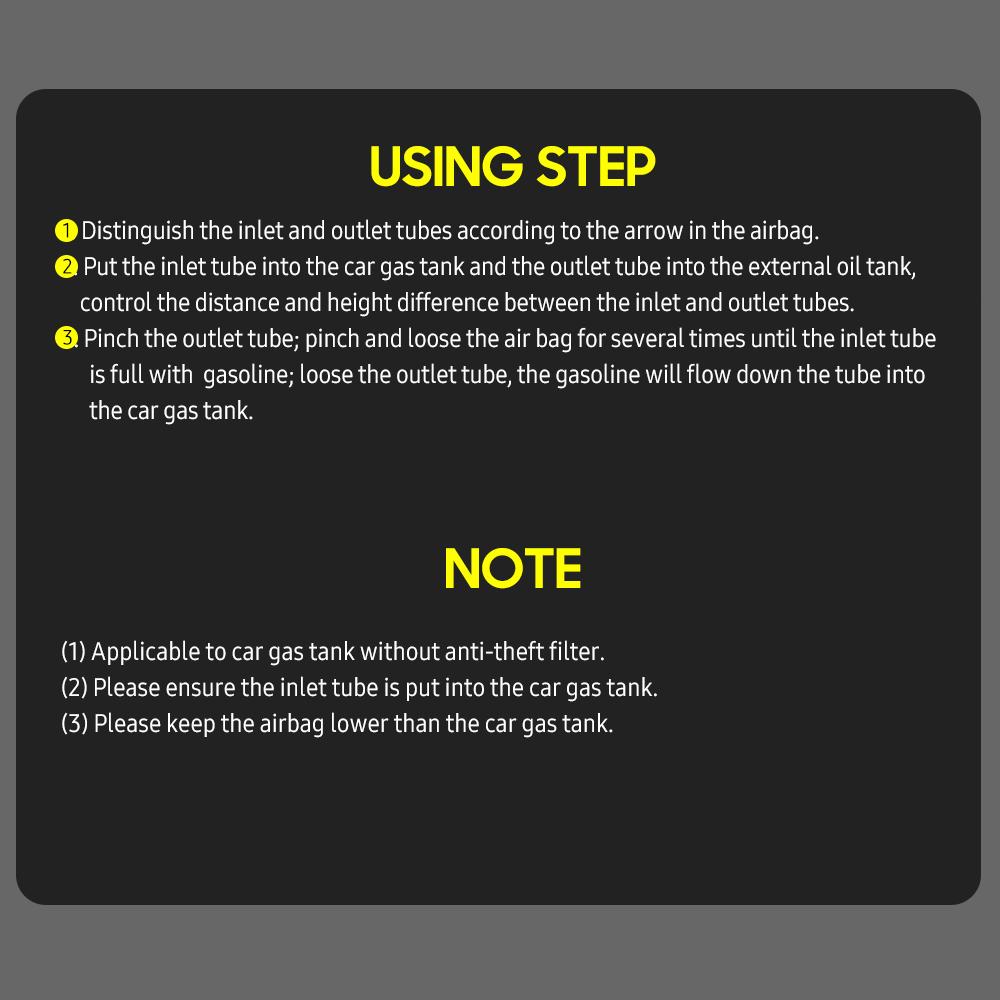 Бензиновый ручной насос, односторонний бензиновый насос для перекачки топлива, бензиновый жидкий сифонный ручной насос для автомобиля