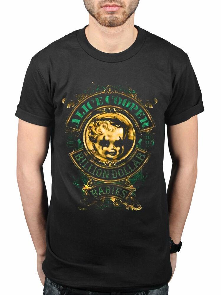 Alice Cooper Billion Dollar Babies Crest унисекс футболка группа рок-метал