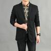 New Spring and Autumn Cotton Men's Casual Blazer Trendy Men's Fashion Large Size Small Suit