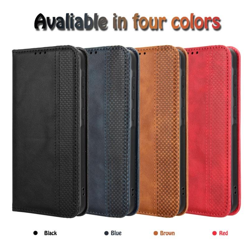 Для Samsung Galaxy A36 5G кожаный ретро самоклеящийся чехол для телефона Для SAM Galaxy A36 5G чехол-книжка с магнитным кошельком