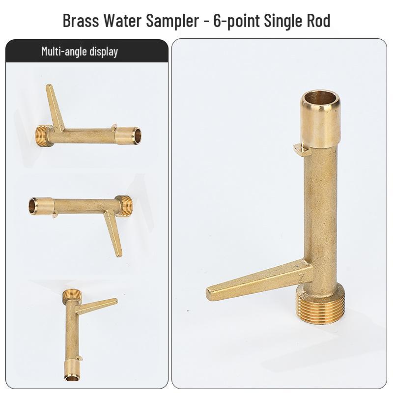 All-Copper Explosion-Proof 6-Point 1-Inch Quick Water Collector for Garden Irrigation