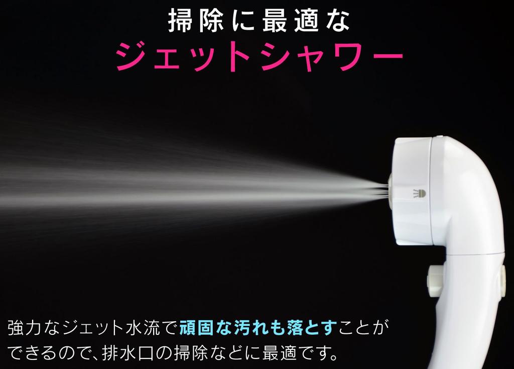 GAONA Shower Head Stop Water Easy To Water Low Water Pressure (Jet Flow, Clean, 30% Saving, Compatible, White) GA-FC030