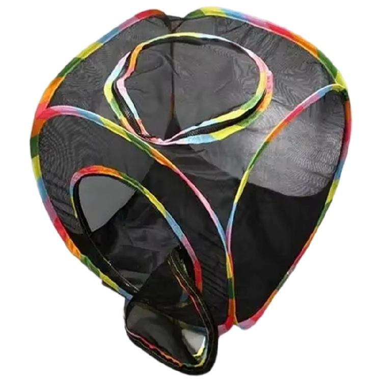 Indoor Cats Tunnel Tent Foldable Playtent Teaser Toy Physical Activity Tent Chew Resistant Playhouse for Pet Enriching