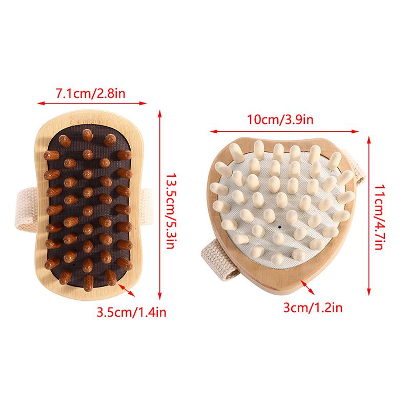 Антицеллюлитная щетка для тела, успокаивающее деревянное эфирное масло, спа, воздушная подушка, массажная расческа для волос, массажная щетка для кожи головы, массажер для тела