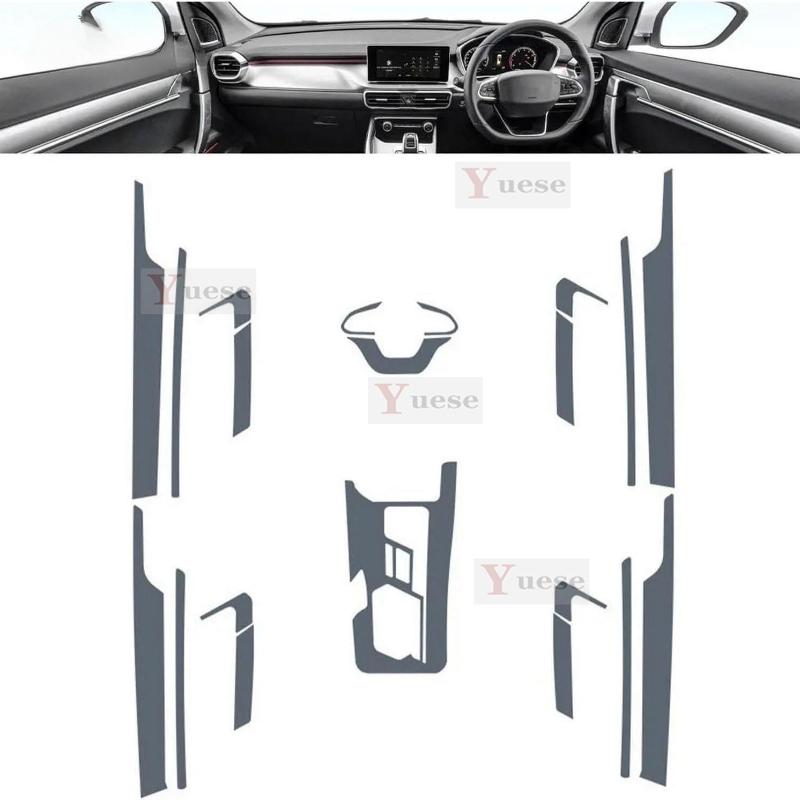 Для Geely Coolray Eseape SX11 - Прозрачная защитная пленка из ТПУ для центральной консоли салона автомобиля, наклейка против царапин