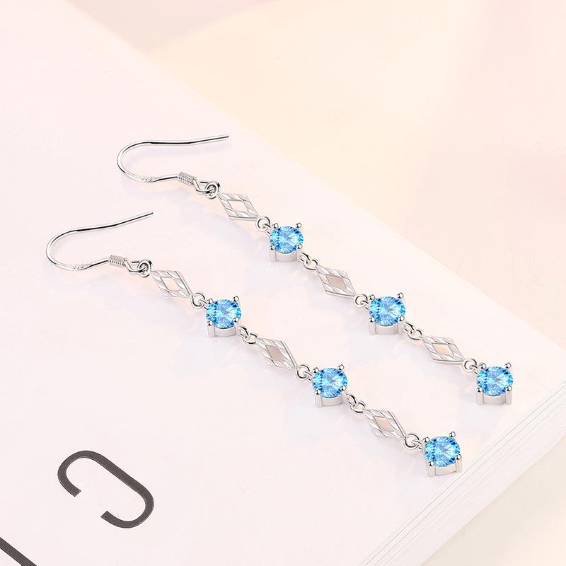 Lindon Copper Alloy Zircon Earrings Drop Earrings For Women Wedding Party Gifts