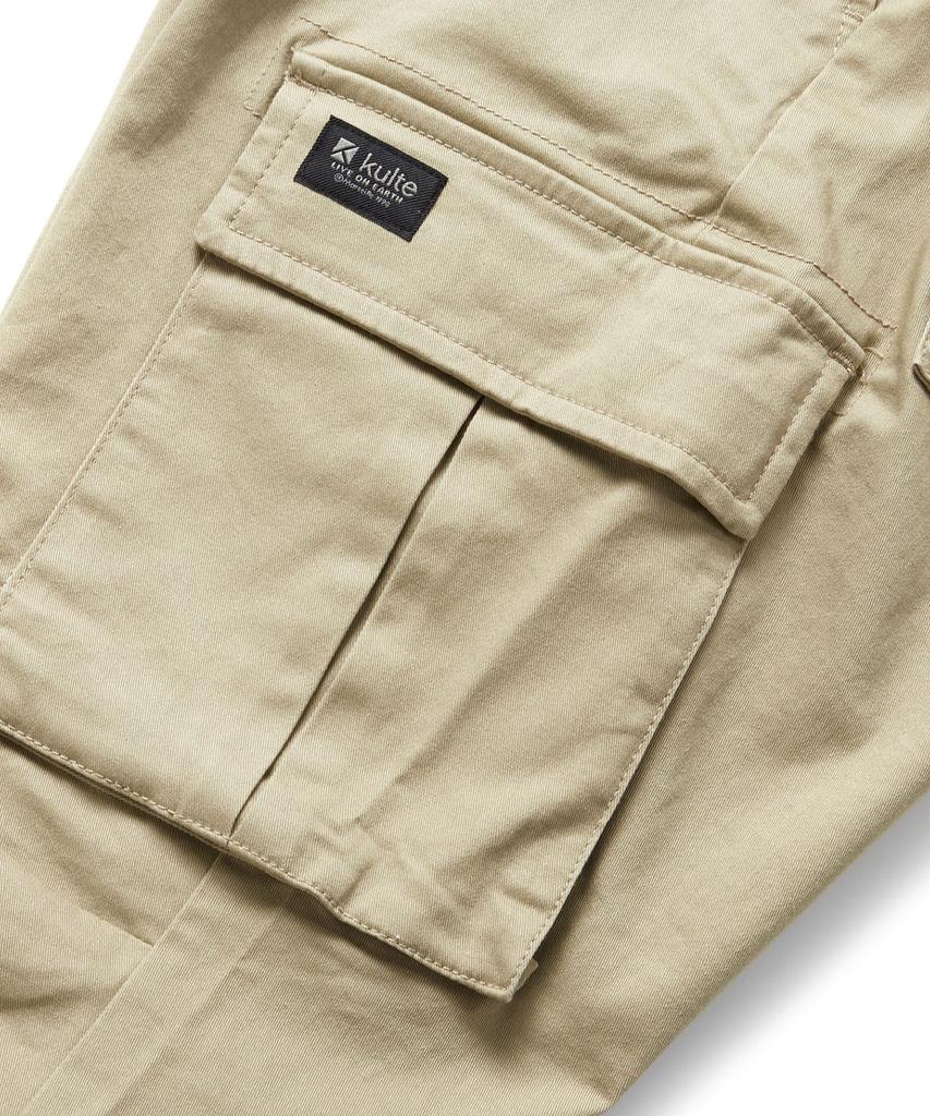 KULTE 713 Relaxed Cargo Jogger Pants Beige