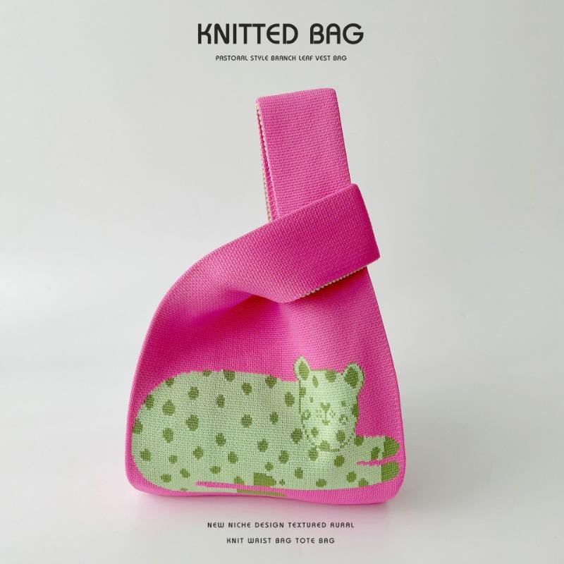 Сумка-жилет Вязаная сумка через плечо Ручная сумка Пригородная сумка-тоут большой вместимости