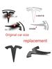 YKPSC1 For Tesla Model 3 Mode Y Zinc Alloy Car Front Hood Logo Sticker Styling Auto Body  Emblem with Radian Accessories
