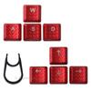 G915 913 TKL G815 G813 Textured Anti Slip Transparent Backlit Keycap, Suitable for Logitech Mechanical Keyboard