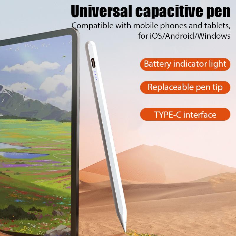 Universal Stylus Pen For Android/iOS/Windows Touch Screen Capacitive Pen Rechargeable Tilt iPad Stylus Pen For Phone Tablet