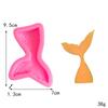 3D Mermaid Tail Seashell Seahorse Seaweed Turtle Dolphin Cake Decorating Tools Cupcake Topper Kitchen Marine Theme Fondant Mold