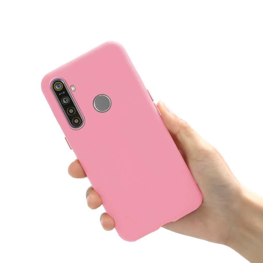 Чехол из жидкого силикона для Realme 5 5i 5Pro Чехол Бампер Роскошная TPU Мягкая задняя крышка для OPPO Realme 5 Pro 5i 5S Матовые чехлы Realme5