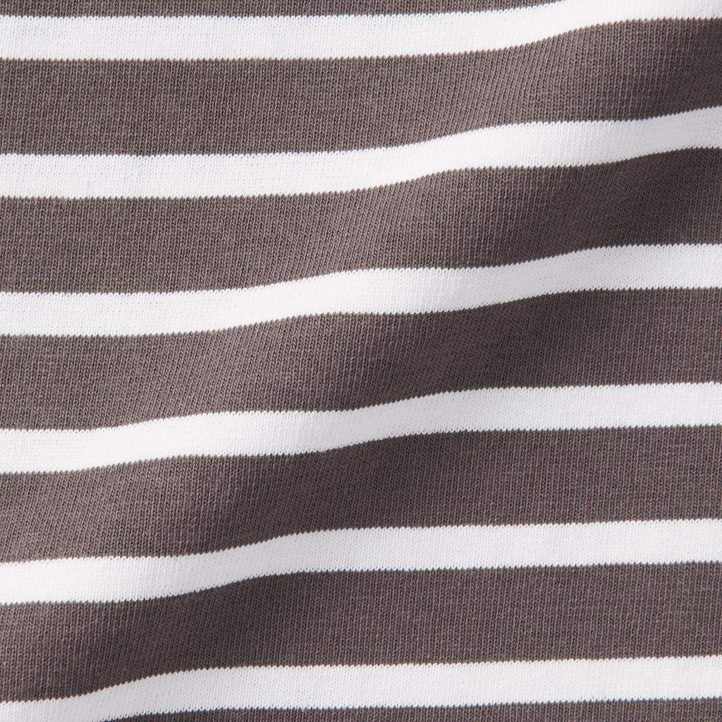 Футболка мужская MUJI Washed Thick Boat Neck Half Sleeve AB1MBA4S Dark Brown Pattern S