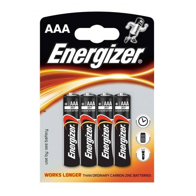 Bateria alkaliczna Energizer Alkaline Power AAA / LR03 - 4 sztuki (blister)