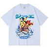 230 Gsm 100% Cotton Pokemon V11 Jimbei Pikachu Print Unisex Heavy Cotton T Shirt
