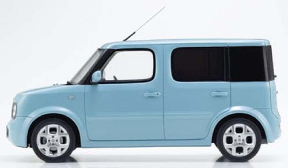 Samurai Nissan Cube Air Blue Finished Product 1/18