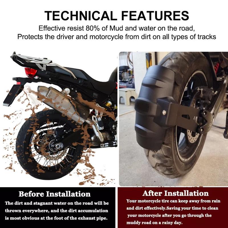 Motorcycle Rear Fender Cover Front Mudguard Mudflap Guard For BMW F850GS F750GS F 750 850 GS F850GSA F850 Adventure GS850 ADV