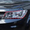 Крышки передних фар автомобиля ABS Лампа Украшение для Dodge Journey 2011-2020 Внешние аксессуары 