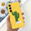 For Samsung Galaxy S23 FE Fashion Sunflower Butterfly Painted Case For Samsung S23FE 5G S 23fe SM-S711B Soft Silicon Jelly Cases
