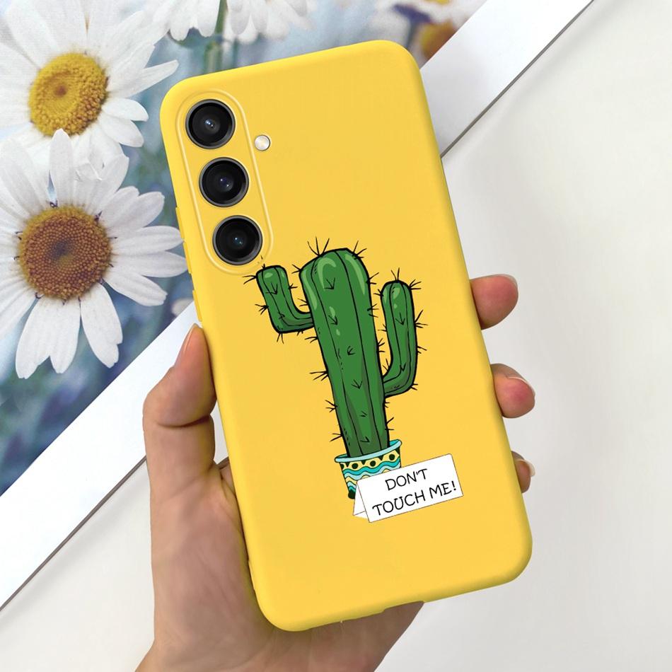 For Samsung Galaxy S23 FE Fashion Sunflower Butterfly Painted Case For Samsung S23FE 5G S 23fe SM-S711B Soft Silicon Jelly Cases