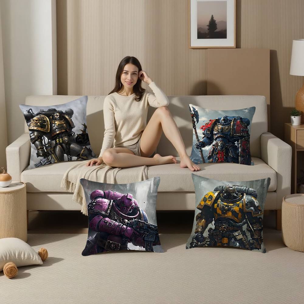 Игровая наволочка для подушки Диван Гостиная Спальня Двусторонняя печать W-Warhammer-S Квадратная подушка Наволочка для подушки для сна