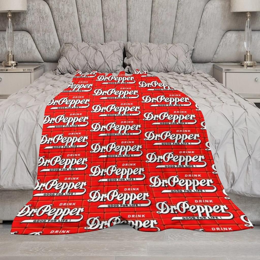 Dr Pepper - Хорошо для жизни! Плед для дивана Плед для пикника Детский плед Пляжный плед Зимние одеяла для кровати