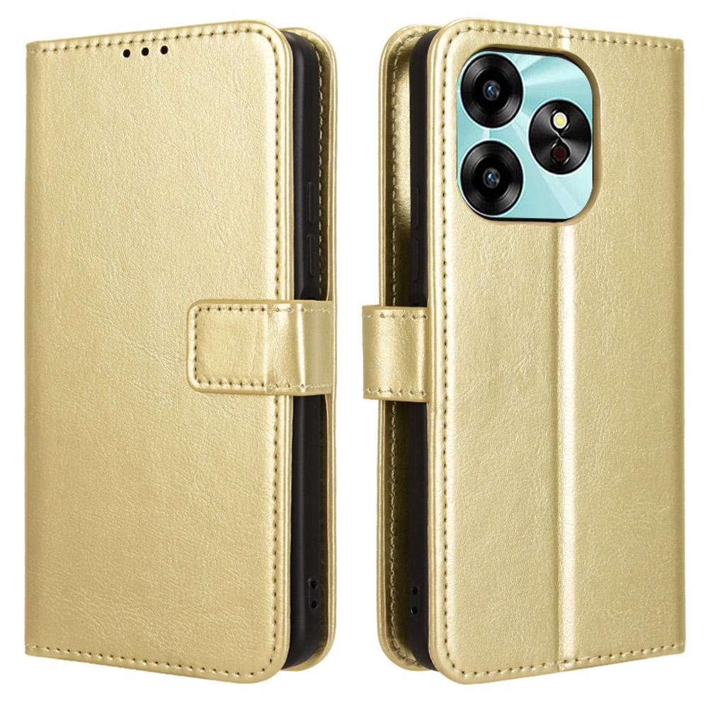 Для Umidigi G6 Чехол Кожаный бумажник с текстурой Crazy Horse Чехол для телефона со шнурком