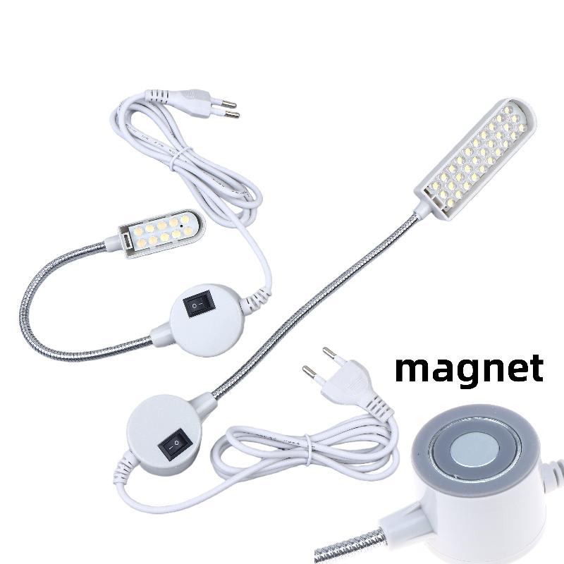 1 шт. AC220В Стандарт EU/US Магнитная светодиодная лампа для швейной машины DIY Настольная лампа для изголовья кровати 10/20/30/40 светодиодных бусин Свет для швейной машины+